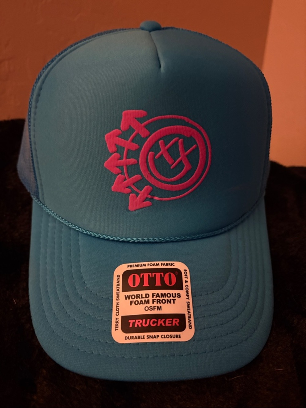 Blink 182 Trucker hat OTTO Teal